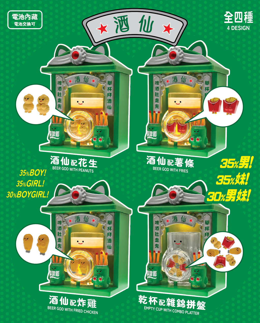 酒仙 盲盒 (8月中發貨)