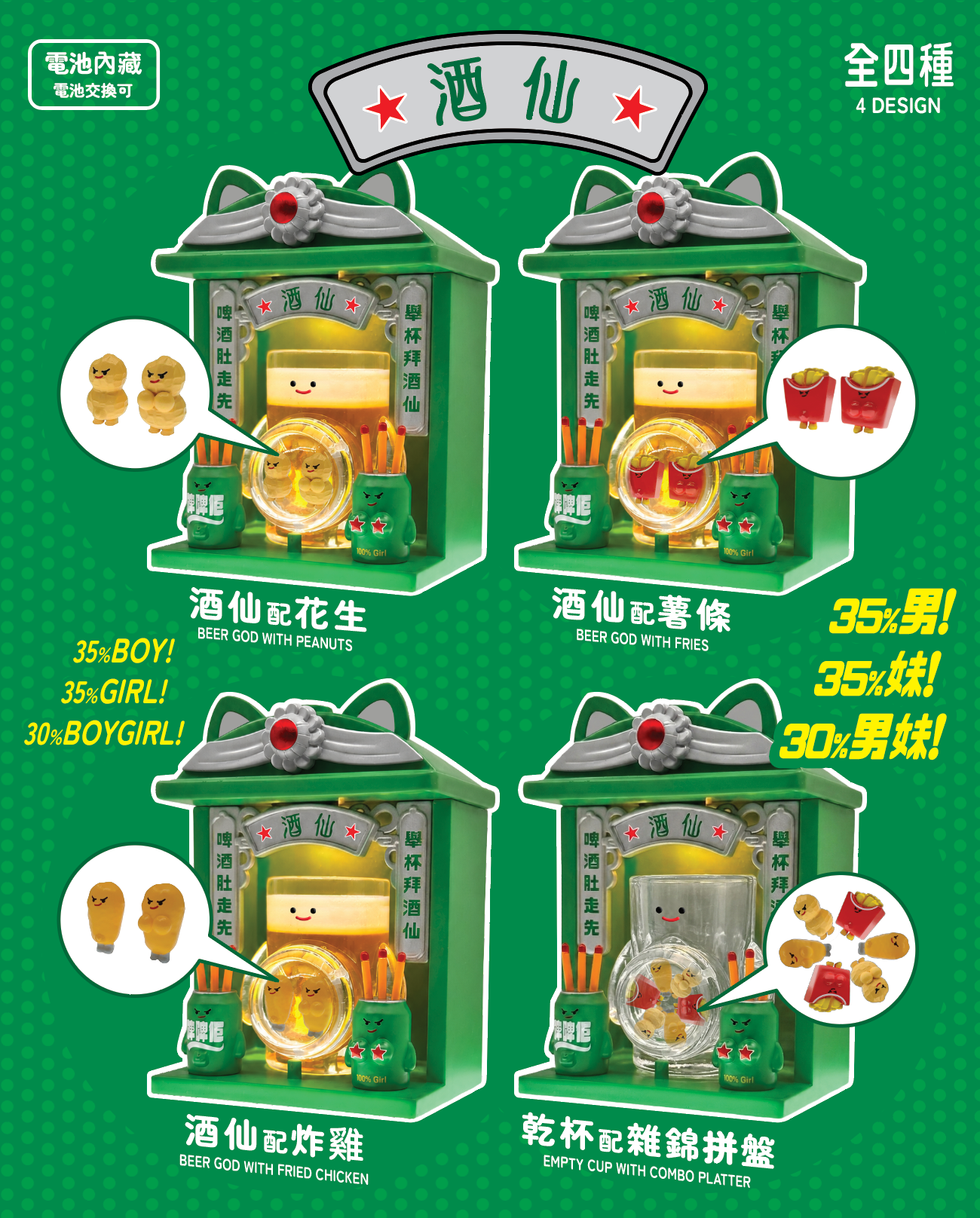酒仙 盲盒 (8月中發貨)